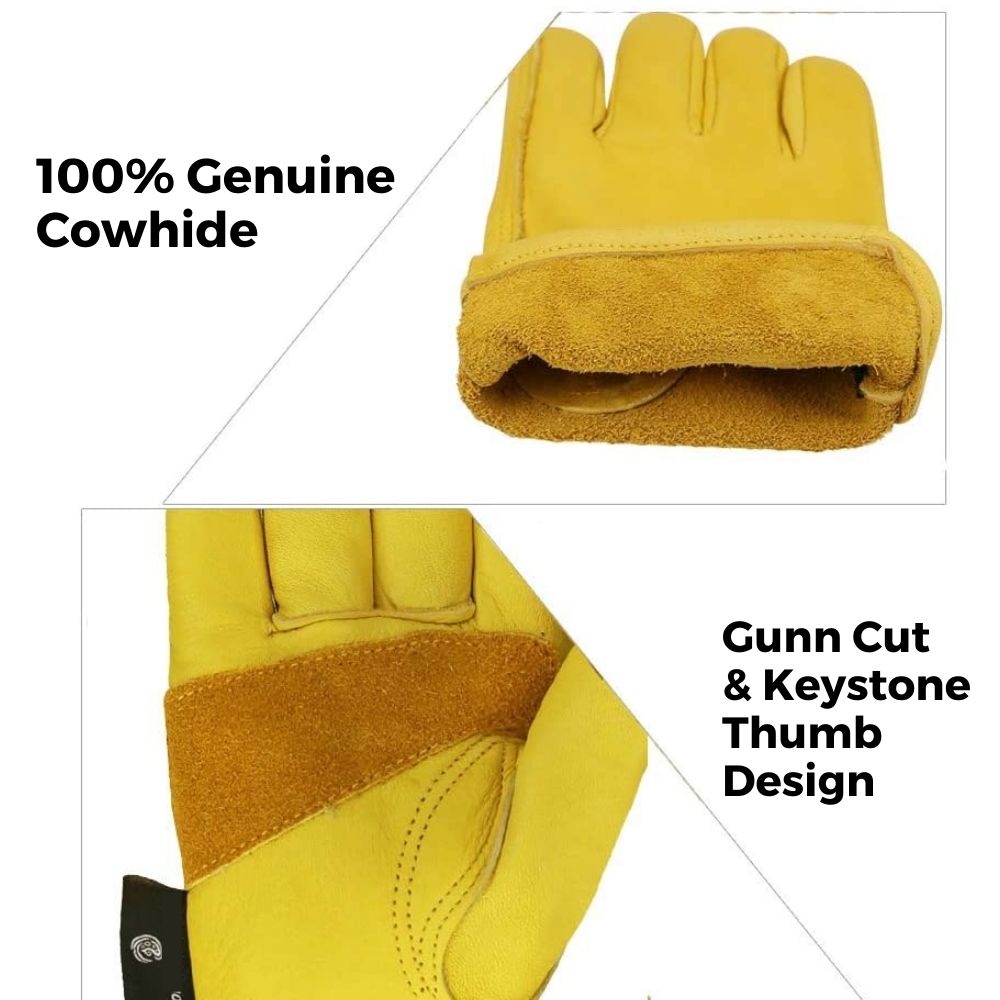 Leather Gloves | Leather Work Glove | Rigger Gloves: image 2